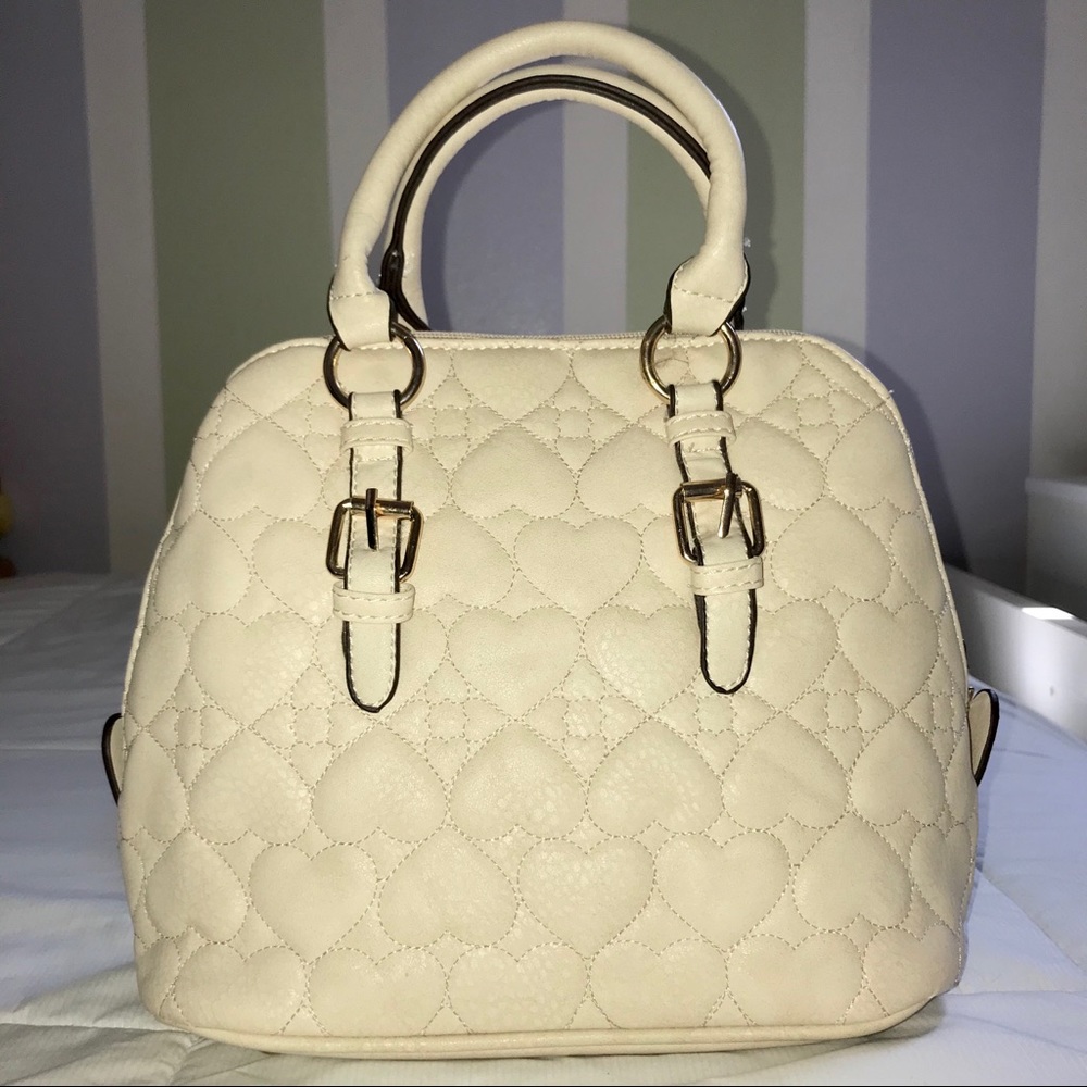 NWOT Cream Satchel Purse